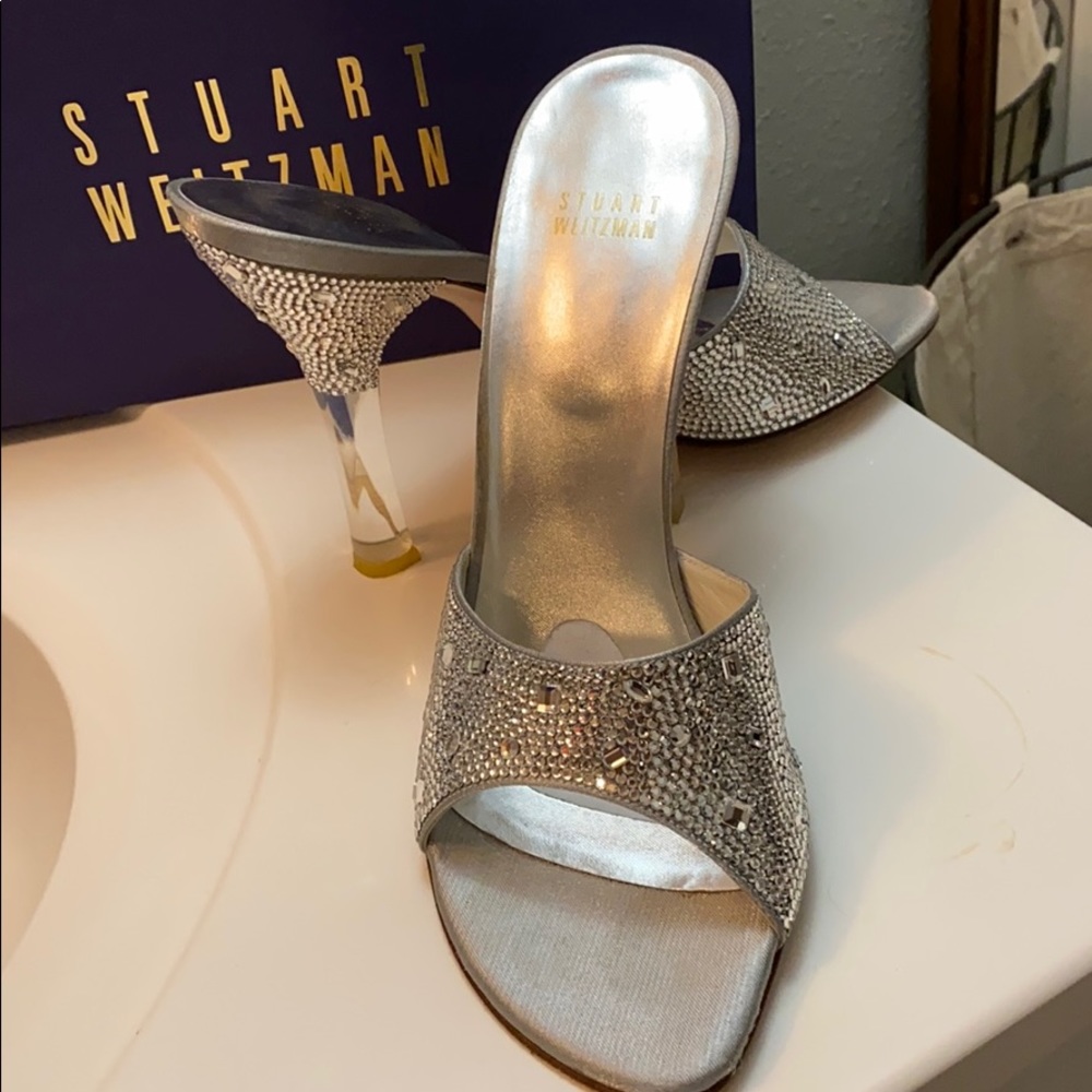 Stuart Weitzman Mixture Matte Super Fancy Bling - image 2